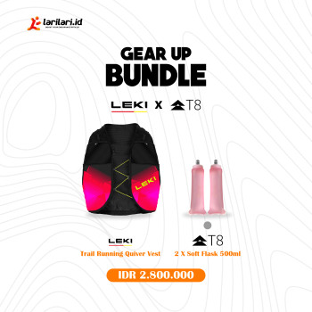 Gear Up Bundle - Vest Leki 6L + 2 Softlask T8 500ml